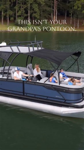 Your grandpa would love today’s Godfrey pontoon boats. Stop by and see the newest models, features and reasons you’ll love one, too!  | Pelican Marine Center | Facebook