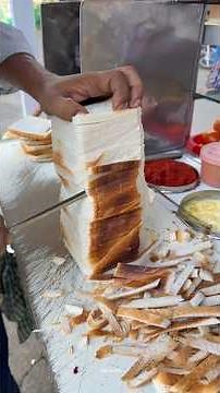 Mumbai Crunchy Sev Puri Cheese Toast Sandwich | #youtubeshorts #shortvideo #shorts