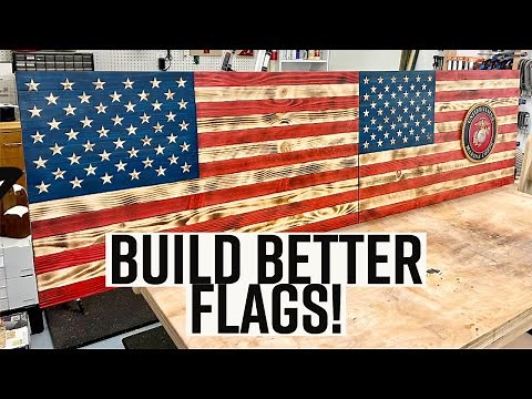 How to Build an American Flag - Step by Step!