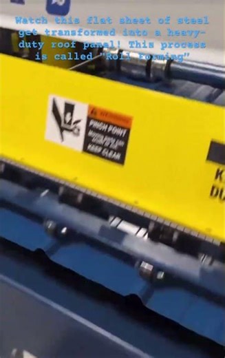 How Metal Roofs Are Made #engineering #fabrication #rollforming #sheetmetal #metalworking