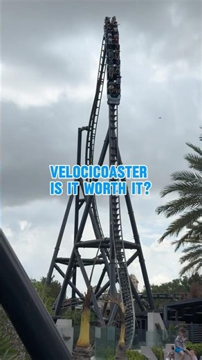 VelociCoaster 45 MIN Wait… Worth It? 🤔🔥