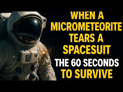 When a Micrometeorite Tears a Spacesuit: The 60 Seconds to Survive