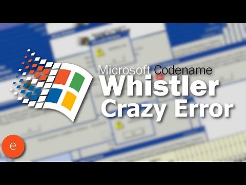 Windows Whistler Crazy Error