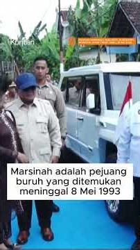 Prabowo Resmikan Museum Marsinah di Nganjuk! Kisah Tragis Pejuang Buruh di Era Orde Baru