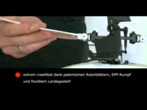 MULTIPLEX FUNCOPTER WITH DIRECT DRIVE MOTOR, SERVOS & GYRO