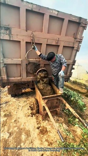 Satisfying Pig Manure Fertilizing: Worker Transports Smelly Waste to Greenhouse in Smart Cycle