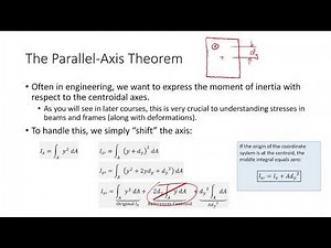 ENGR 213 Lecture 31: Computing Moments of Inertia with the Parallel-Axis Theorem (2024.11.01)
