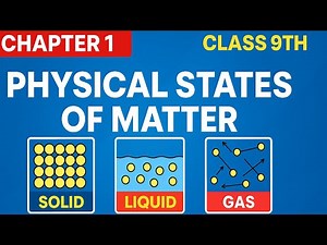 L#7. Physical States of matter || Solid, Gas liquids || chapter 1 || 9th chemistry | new syllabus