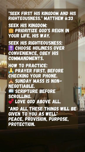 How to Actually Put God FIRST 👑✨ (Matthew 6:33 Explained)