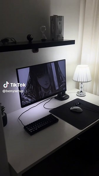 Stylish Black Gaming Setup for PC Enthusiasts