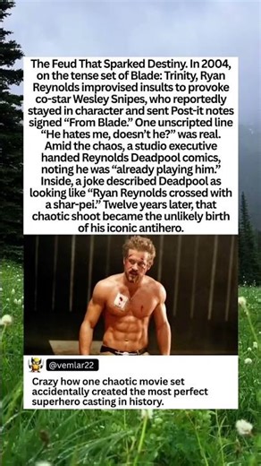 How Ryan Reynolds in Blade Trinity Secretly Created Deadpool