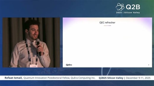 Refaat Ismail Presents Quantum Error Correction Architecture for Neutral-Atom Systems | QuEra Computing Inc. posted on the topic | LinkedIn