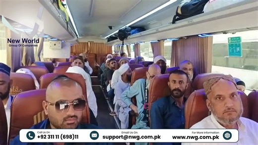 New World Travel & Tours 🤍✨ Alhamdulillah! Our 29 January Umrah Group pilgrims are now departing from Makkah to Madinah to continue their blessed spiritual journey. May Allah (SWT) grant them a safe journey and bless them with peaceful and spiritually uplifting moments in Masjid an-Nabawi ﷺ. May their prayers and duas be accepted. Ameen 🌙 Thank you for trusting New World Travel & Tours with your sacred Umrah journey. For upcoming Umrah packages and group departures, contact us today! #NewWorld