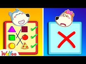 Shapes in My Lunch - Wolfoo Learn and Play with Geometric Shape Food Challenge | Wolfoo Cartoons