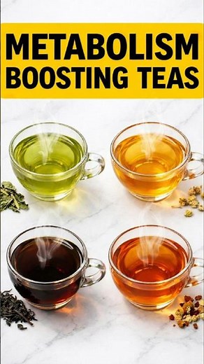 4 Best Teas for Metabolism and Fat Burning. #teaformetabolism