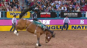 Texas cowboy Jacobs Crawley is the No. 1 saddle bronc rider with $168,101 in earnings. Trailing right behind him is Ryder Wright Professional Saddle Bronc Rider with $165,078. Learn more about the #WranglerNFR top 15 saddle bronc riders → bit.ly/2zYUR3n | Wrangler Western