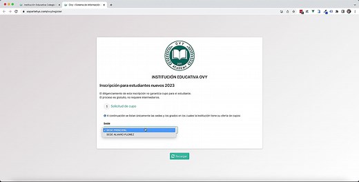 Tutorial Inscripción de Estudiantes | Ovy Company SAS
