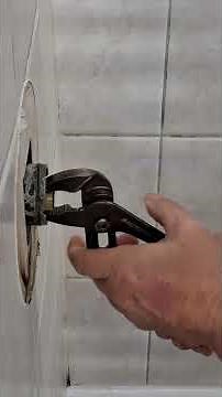 Shower & Tub controller leaking cartridge, handle set screw removal - Corroded - Rusted - Stuck