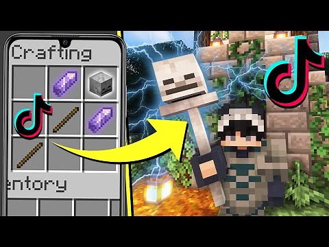 Ich teste 9 virale Minecraft TikToks, die OP sind!