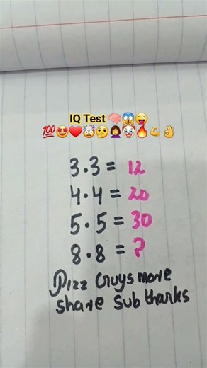 IQ Test 😱 Only For Ginus 🤯 #iqtest #mathstricks #mathpuzzle #mathpuzzle #foryou
