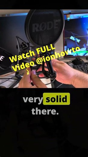 Rode PSA1+ Arm and Rode NT1 Microphone with Shock Mount Installation Part 2 Full Video Linked