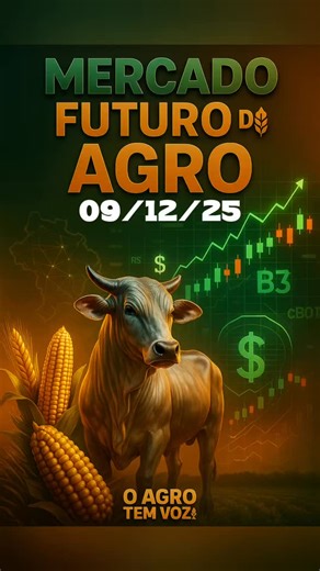 O Agro Tem Voz | A B3 deixou claro o tom do mercado hoje: boi gordo pressionado em quase todos os vencimentos, milho tentando firmeza mesmo com Chicago... | Instagram