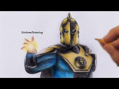 Dr. Fate - Speed Drawing - How To Draw - Injustice 2