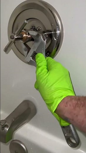 HOW TO use a Moen Cartridge Puller #plumber #plumbing #diy #howto #asmr #shower #moen #shorts