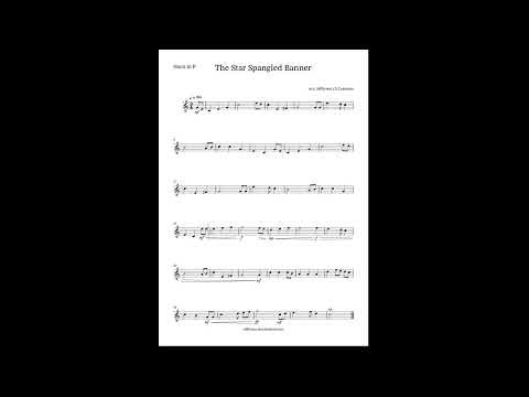 The Star Spangled Banner - French Horn Solo (Sheet Music)