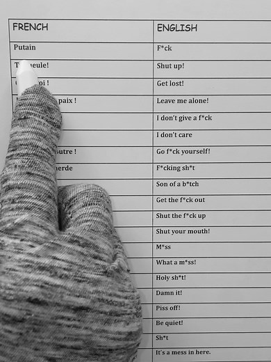 French Swear Words 🤭 #french #angryfrench #swearwords #fyp #LearnOnTiktok #TiktokLearningCampaign