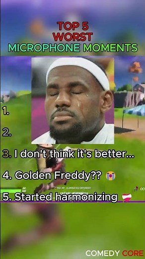 TOP 5 WORST MICROPHONE MOMENTS 🎤😭 #shorts