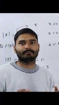 Modulus of x. #maths