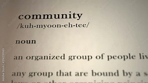 Community Definition