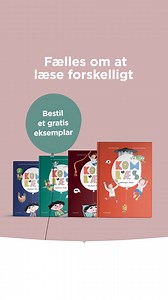 Kom og læs styrker elevernes læseudvikling og kombinerer leg, struktur og differentiering på elevniveau fra 0.-3. klasse. Læs mere på gu.dk/Komoglæs | Gyldendal Grundskole