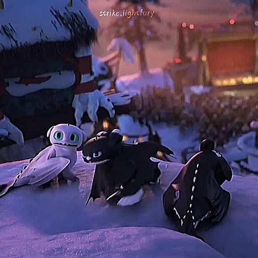 Night Lights Inspired by HTTYD - Featuring Light Fury and Dart Night Light