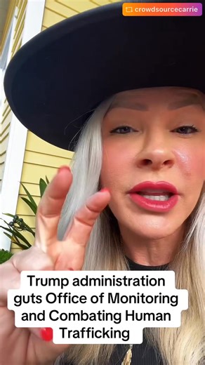 6.5K views · 324 reactions | Trump administration guts Office of Monitoring and Combating Human Trafficking #epsteinlist #iceraids #humantrafficking #combathumantrafficking #TIPS | Denise Williams | Facebook