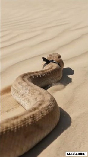 Mounted Micro Camera Reveals the Secret Life of Sand Boa /Journey Through Desert and Burrow Sand Boa