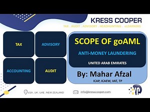 UAE goAML I Anti-Money Laundering and Terror Financing I goAML Scope I FIU I by Mahar Afzal