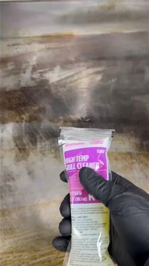 Hi temp grill cleaner for the win #grillcare #diy #grillcleaning l