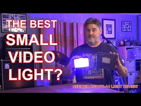 The Best Small Video Light? - Neewer RGB176-A1 Light Review