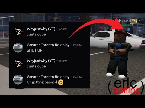Banned From 3 ERLC Servers For Saying Cantaloupe | Roblox ER:LC Liberty County Trolling