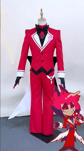Alastor #anime #game #fyp #hazbinhote #helluvaboss #alastor #costume #cos #cosplay #cosplayer #girl