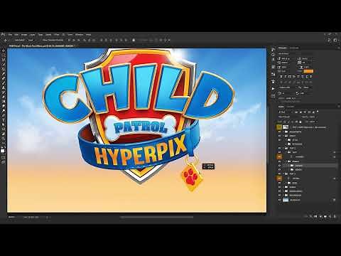 PAW Patrol: The Movie Photoshop Text Effect