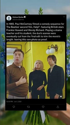 Deleted Scenes From The Beatles’ Help! You’ve Never Seen 🎬😲 #Beatles #HelpMovie #1965 #Shorts