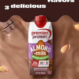 Finally! A delicious non-dairy protein shake that you’ll love. Try our NEW great-tasting Almondmilk Non-Dairy Protein Shakes. | Premier Protein