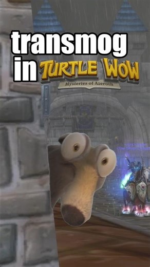 Turtle Transmog 😍 #worldofwarcraft #meme #turtlewow #wow #iceage #transmog #gaming #warcraft #fun