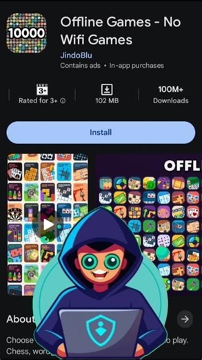 how to offline game bina internet fully work Google Play Store #geam