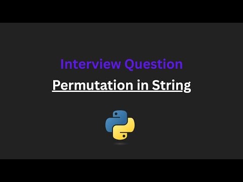 Permutation in String - Leetcode 567 - Python