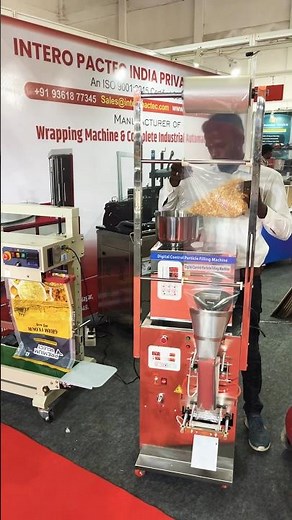 Pouch packing machine @ Topack 2024 expo #interopactec #9361877345 #expo #codissia #coimbatore