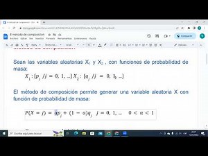 Método de composición Variables aleatorias